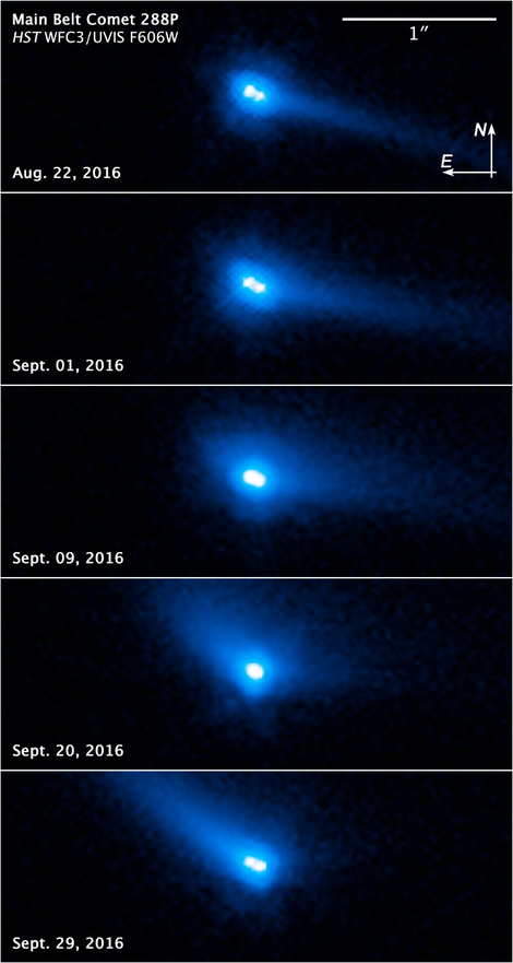 Image: NASA, ESA, and J. Agarwal (Max Planck Institute for Solar System Research)